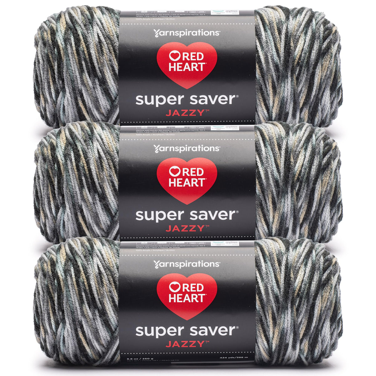 Red Heart E300 Super Saver Economy Yarn, Paddy Green Jansha Store