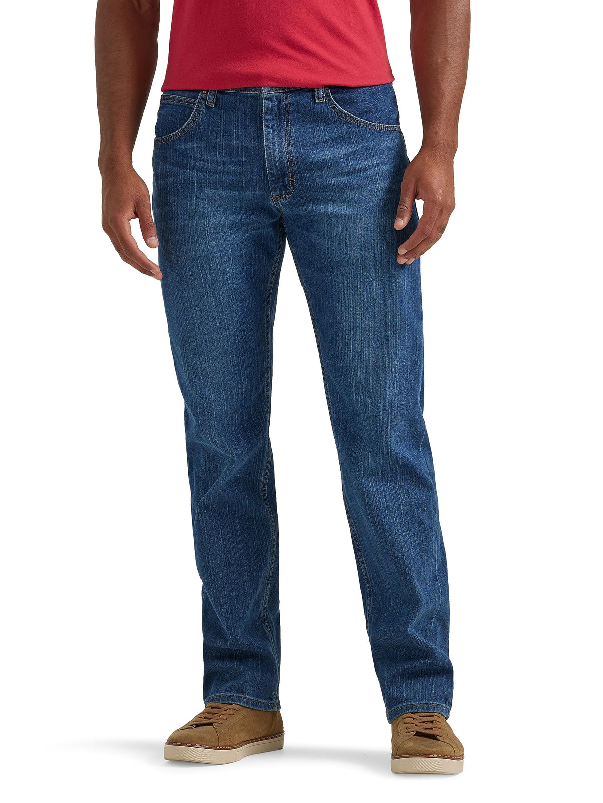 Wrangler Authentics Men's Classic 5-Pocket Regular Fit Flex Jean Jansha Store