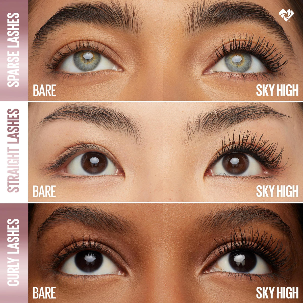 Maybelline Lash Sensational Sky High Washable Mascara Makeup, Volumizing, Lengthening, Defining, Curling, Multiplying, Buildable Formula, Blackest Black, 1 Count Jansha Store