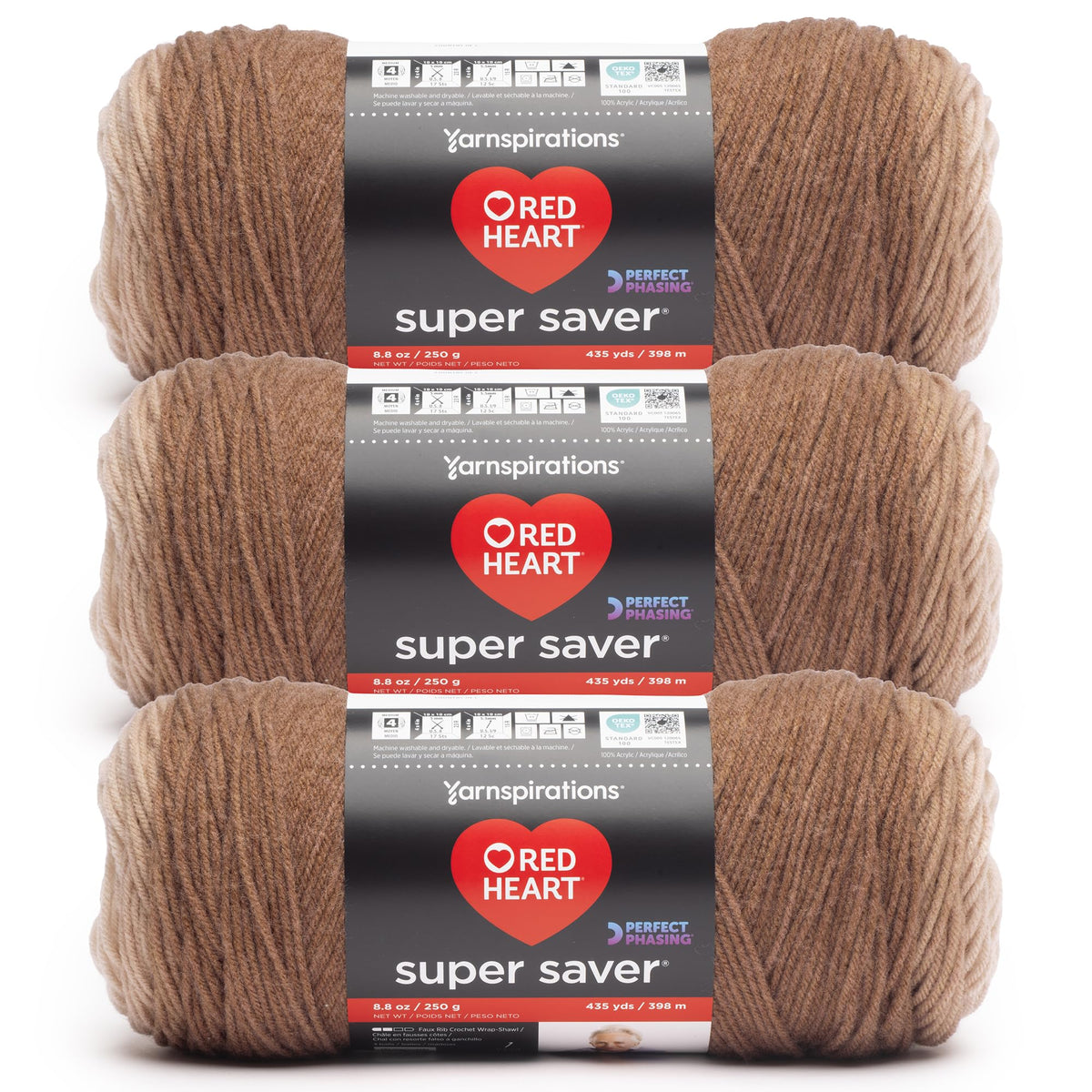 Red Heart E300 Super Saver Economy Yarn, Paddy Green Jansha Store