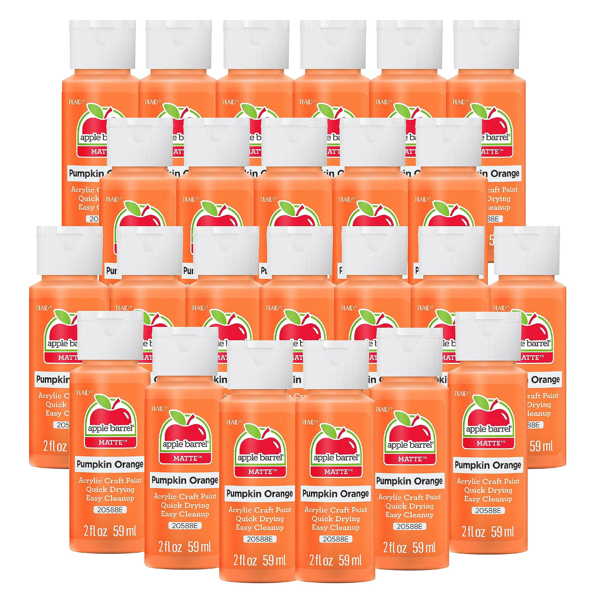 Apple Barrel Acrylic Paint in Assorted Colors (2 Ounce), 20503 White Jansha Store
