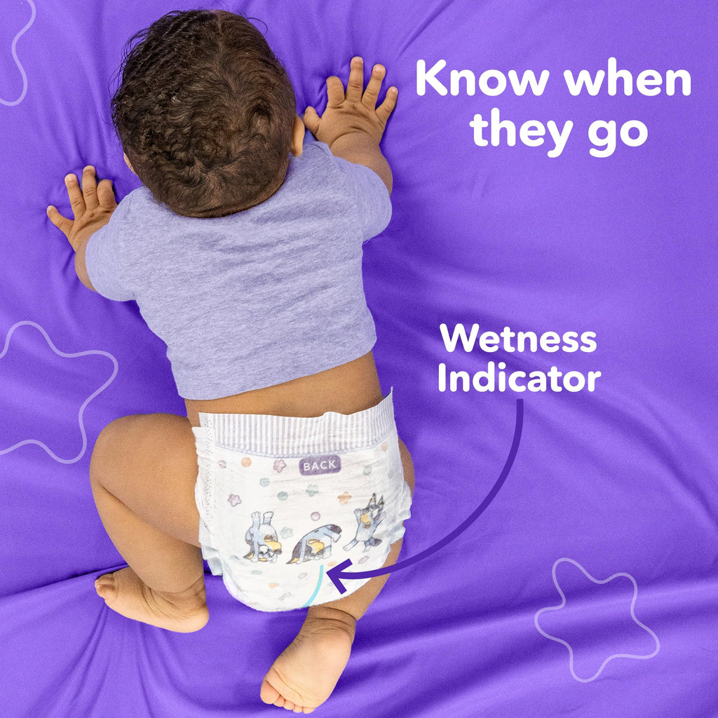 Luvs Size 8 Baby Diapers, Platinum Protection Bluey Diapers for Day & Night,Size 8 (46+ lb), 108 Count Jansha Store