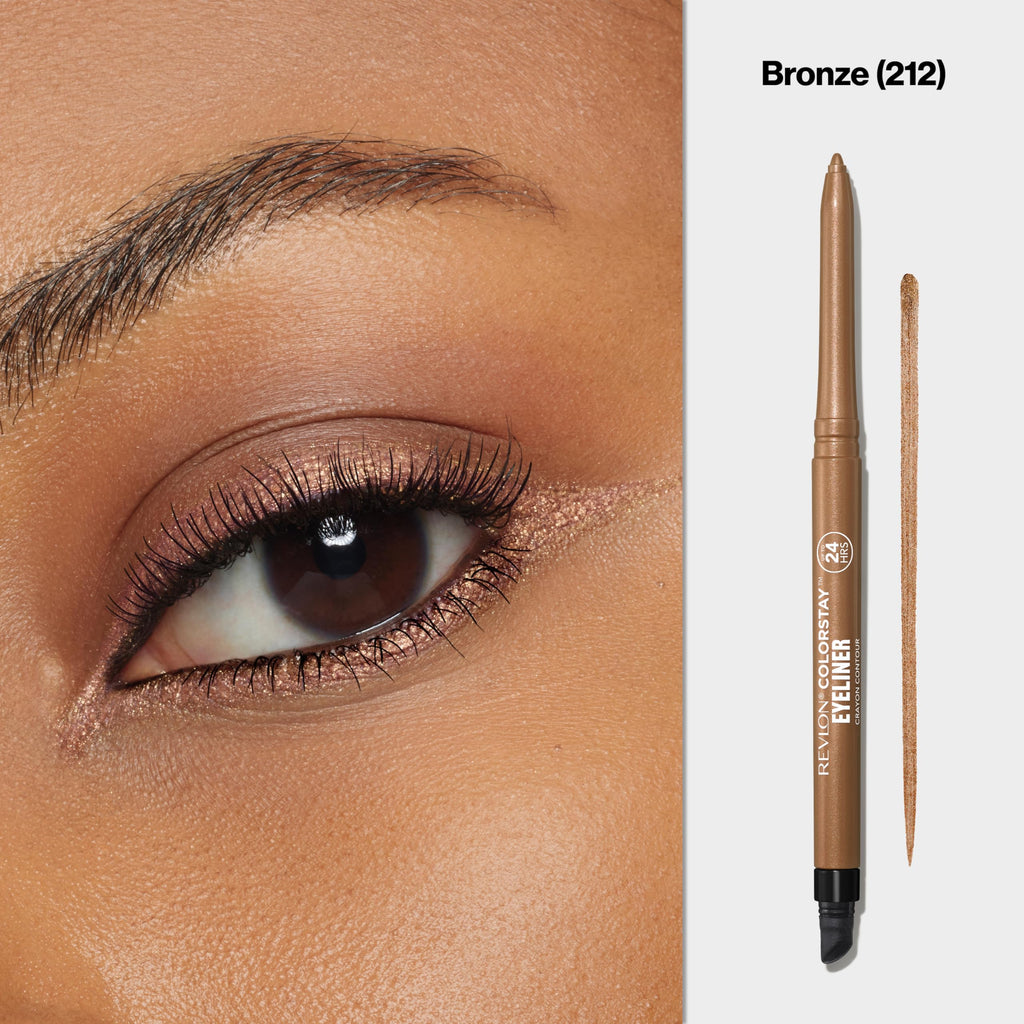 Revlon ColorStay Pencil Waterproof Eyeliner, 201 Black, 2 pack Jansha Store