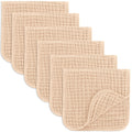 Comfy Cubs Muslin Burp Cloths 20x10" 6 Pack, Baby Burp Cloths - Cream Jansha Store