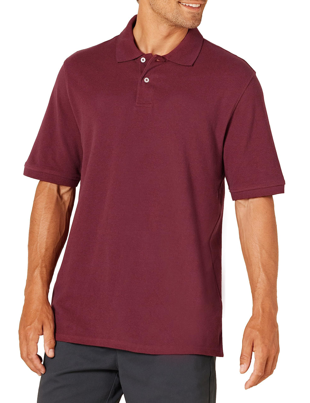 Amazon Essentials Men's Regular-Fit Cotton Pique Polo Shirt Jansha Store