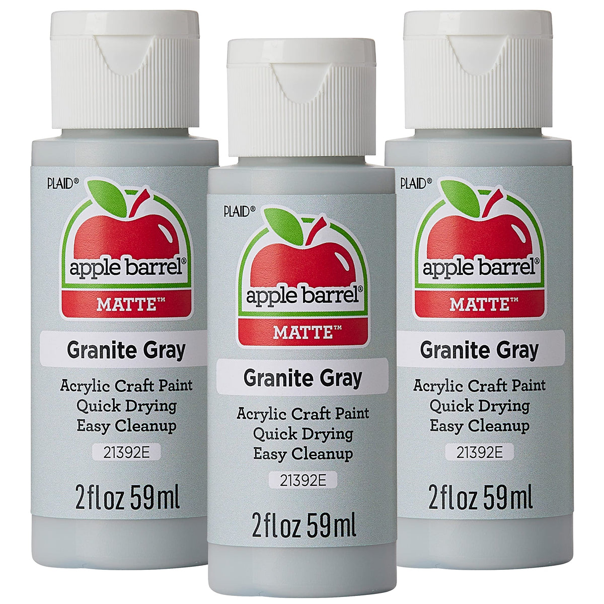 Apple Barrel Acrylic Paint in Assorted Colors (2 Ounce), 20503 White Jansha Store