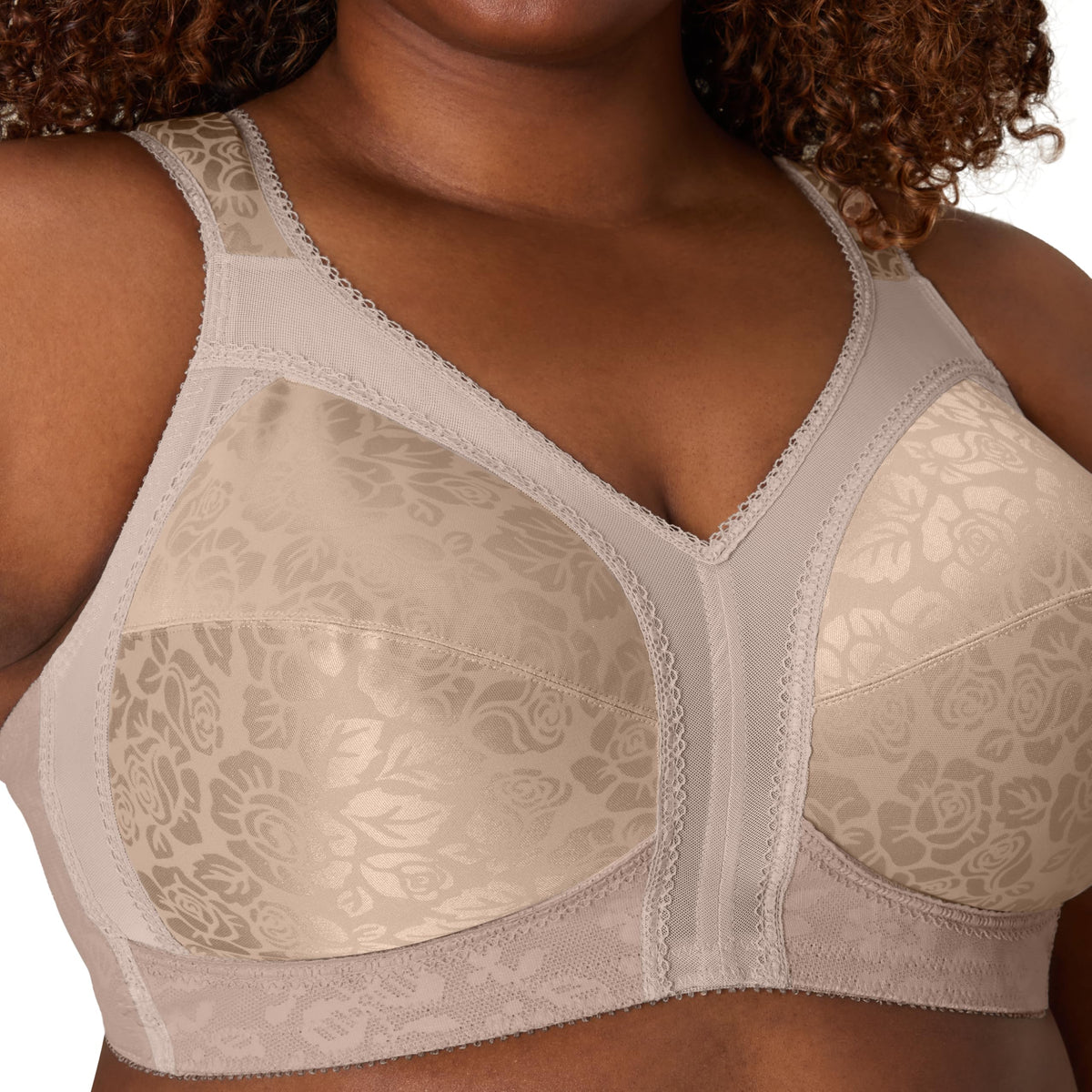 Playtex Women's Wireless Bra, 18 Hour Plus-Size Bras Available, Full Coverage, Smoothing, 4693, Single or 2-Pack Jansha Store