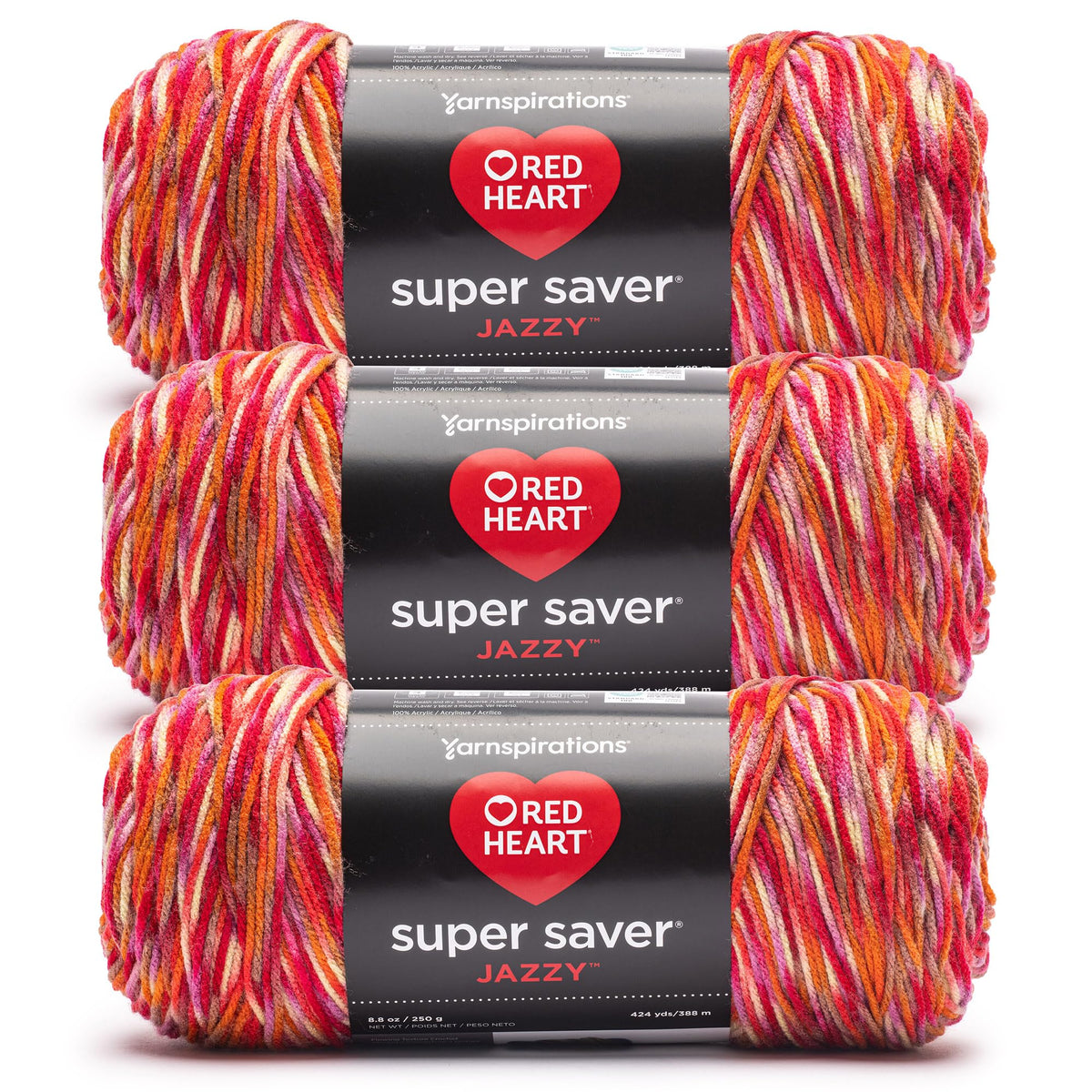 Red Heart E300 Super Saver Economy Yarn, Paddy Green Jansha Store