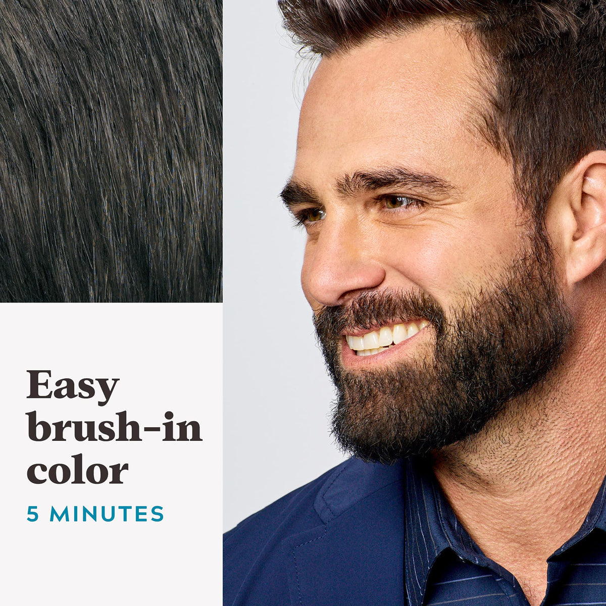 JUST FOR MEN Mustache & Beard Dye, Keratin, Light Brown M-25 (1 Pack) Jansha Store