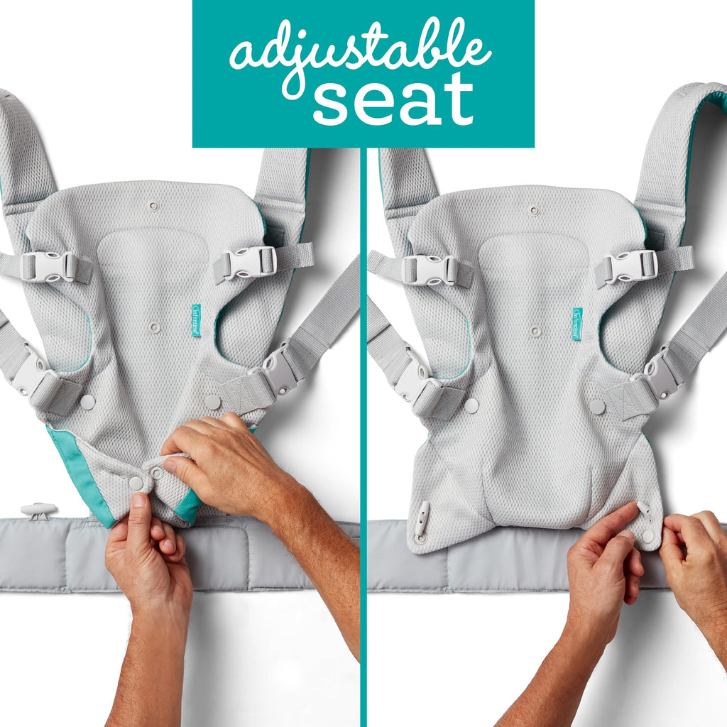Infantino Flip 4-in-1 Baby Carrier Convertible Ergonomic, Rainbow Jansha Store