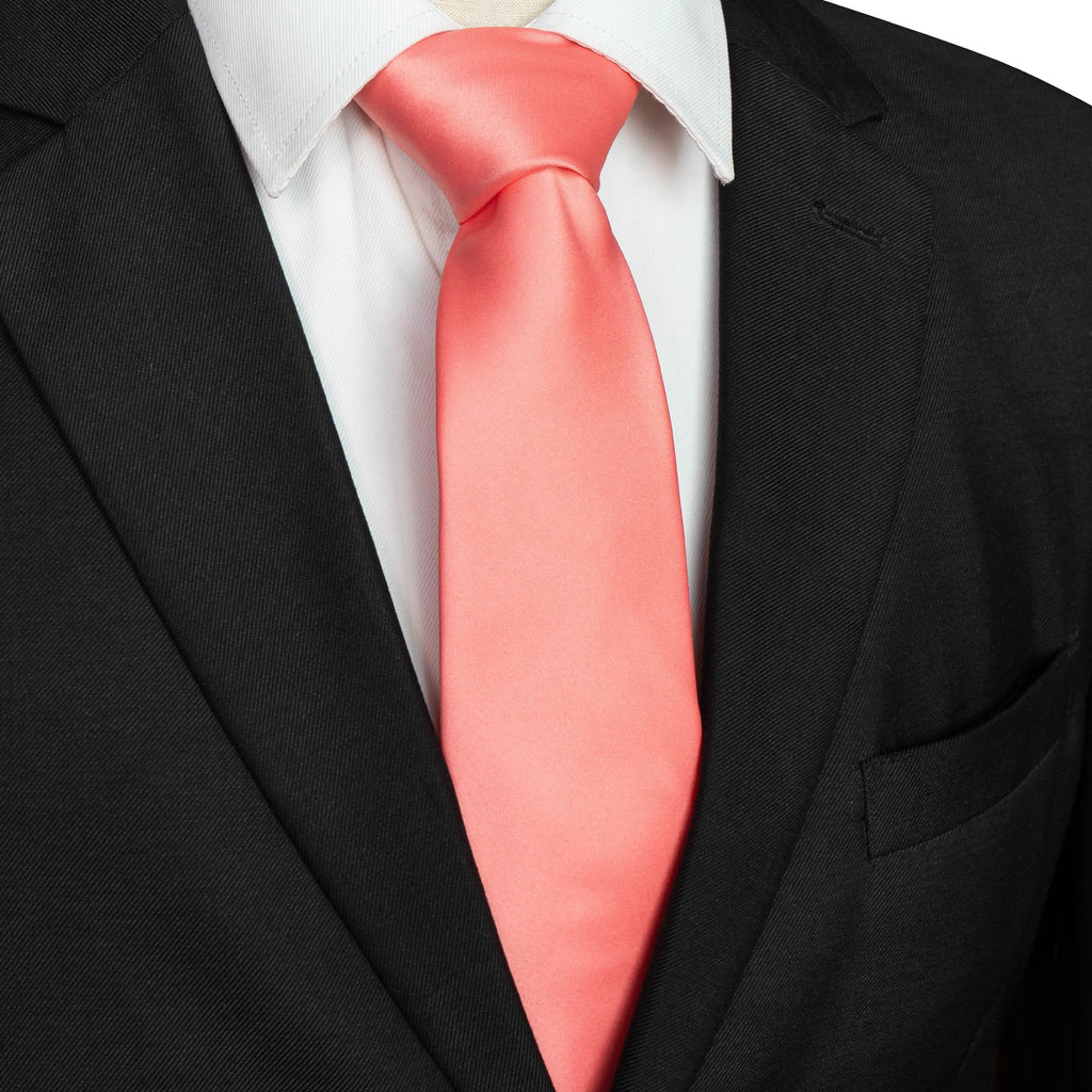 JEMYGINS Solid Color Tie Mens Necktie for Business and Wedding Jansha Store