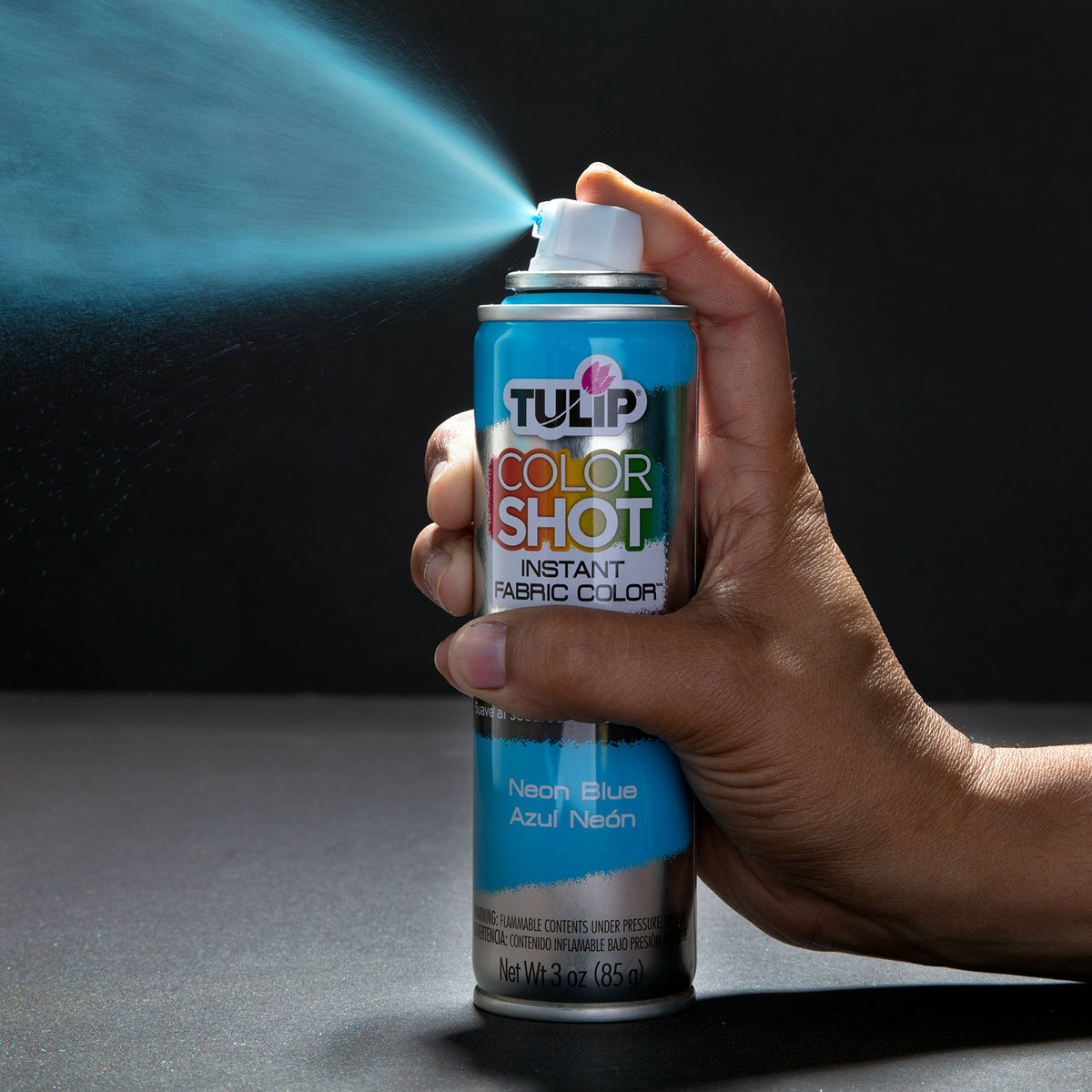 TULIP ColorShot Fabric Spray Paint, Black, 3 oz Jansha Store
