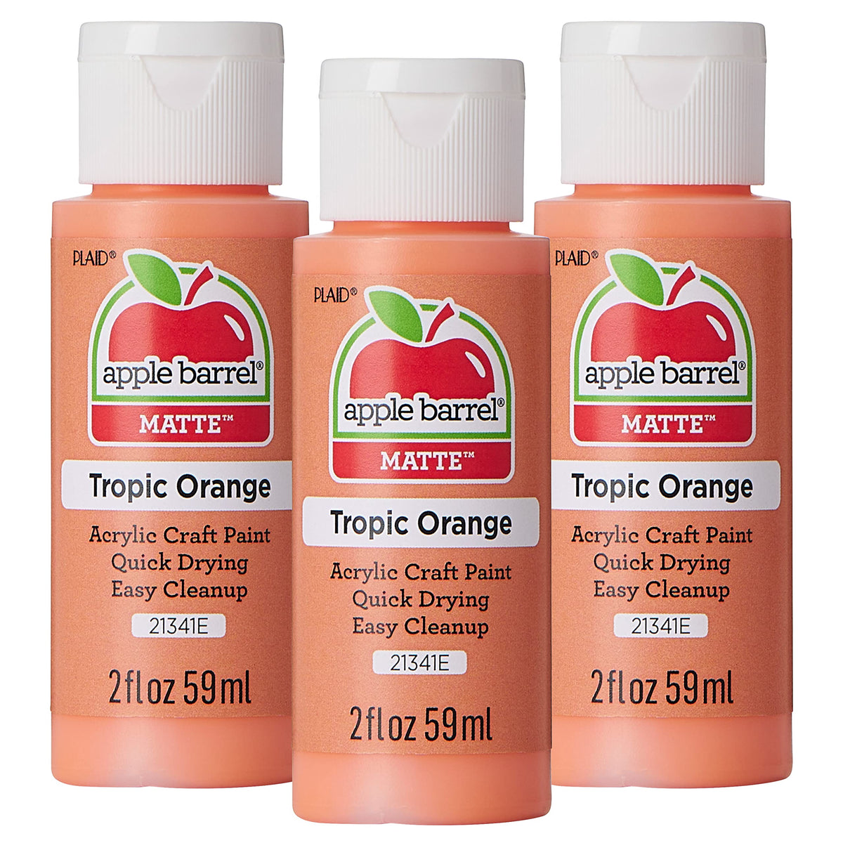 Apple Barrel Acrylic Paint in Assorted Colors (2 Ounce), 20503 White Jansha Store