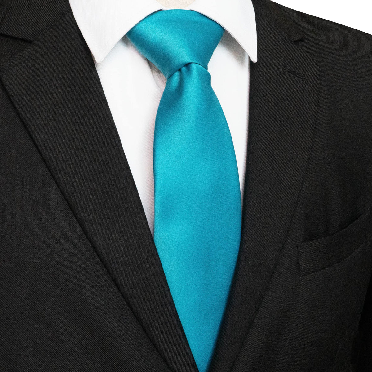 JEMYGINS Solid Color Tie Mens Necktie for Business and Wedding Jansha Store