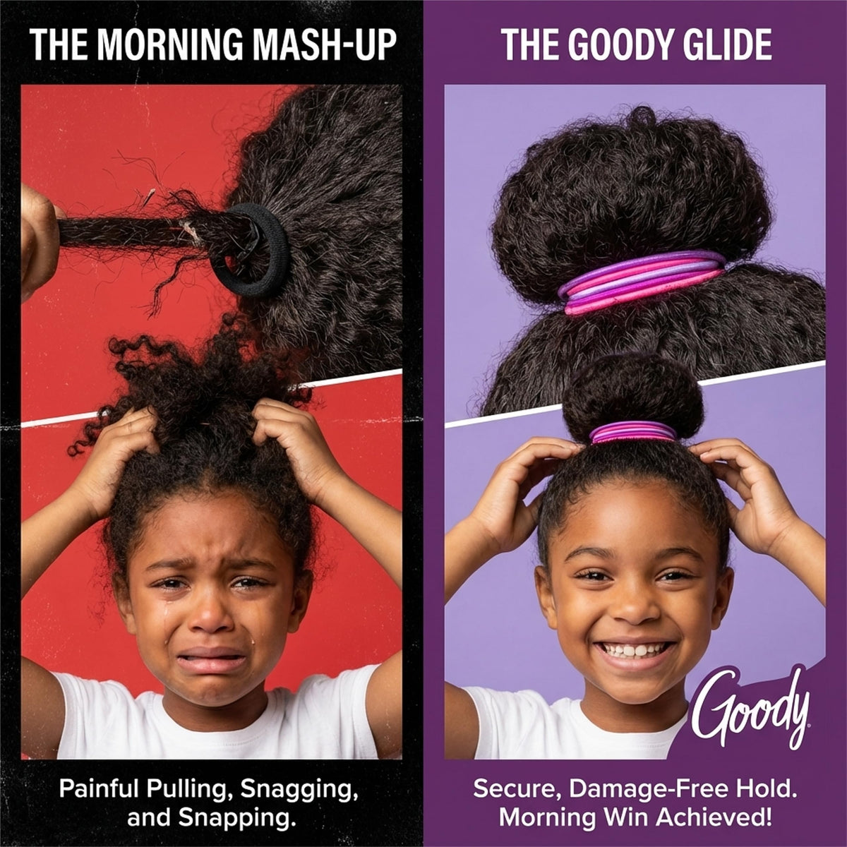 Goody Ouchless Elastic Hair Ties, 30 Ct, Brown, 4MM Rubber Bands, Pain-Free Jansha Store