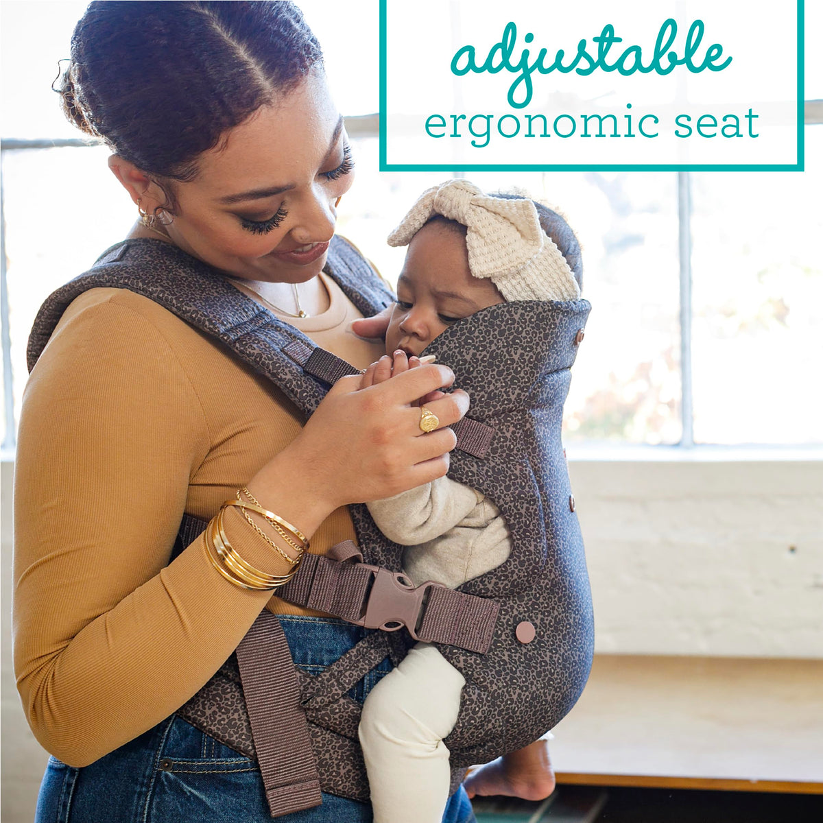 Infantino Flip 4-in-1 Baby Carrier Convertible Ergonomic, Rainbow Jansha Store
