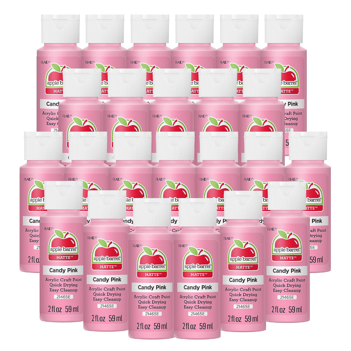 Apple Barrel Acrylic Paint in Assorted Colors (2 Ounce), 20503 White Jansha Store
