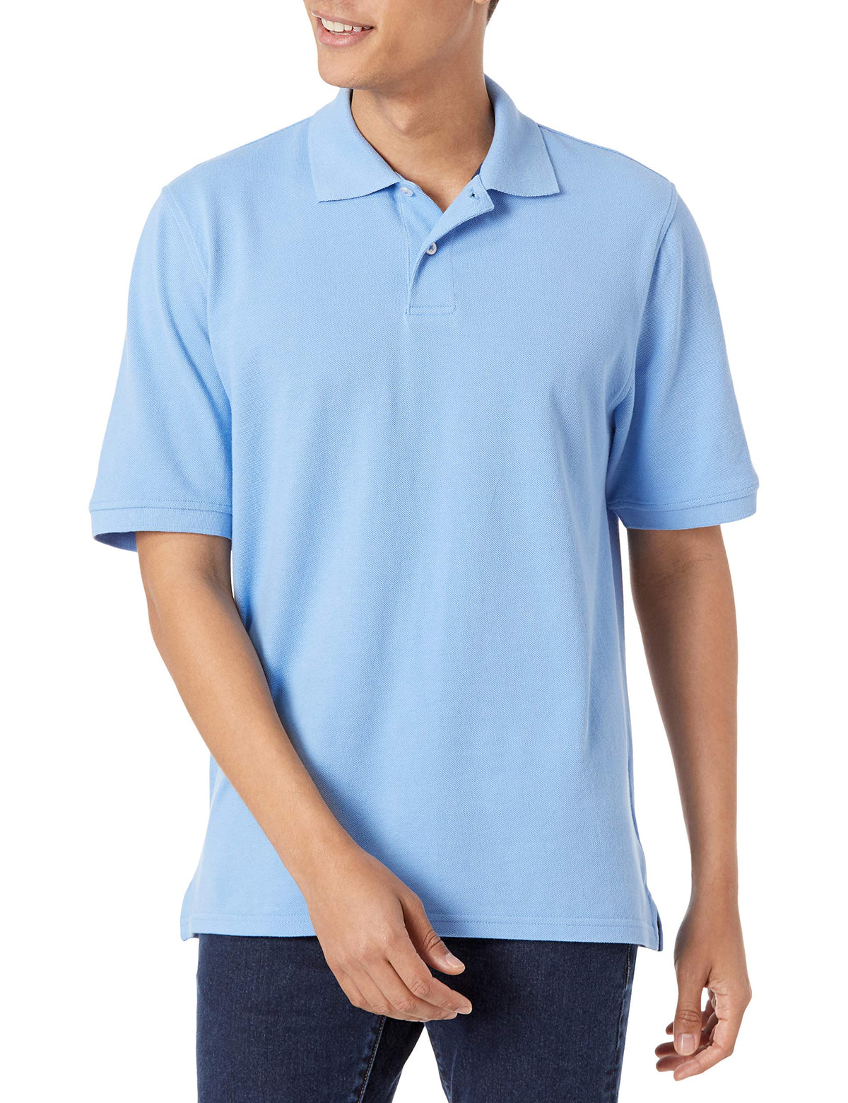 Amazon Essentials Men's Regular-Fit Cotton Pique Polo Shirt Jansha Store