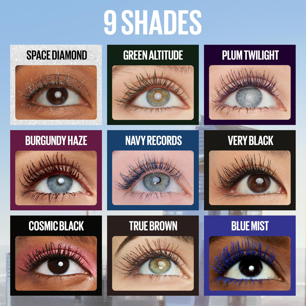 Maybelline Lash Sensational Sky High Washable Mascara Makeup, Volumizing, Lengthening, Defining, Curling, Multiplying, Buildable Formula, Blackest Black, 1 Count Jansha Store