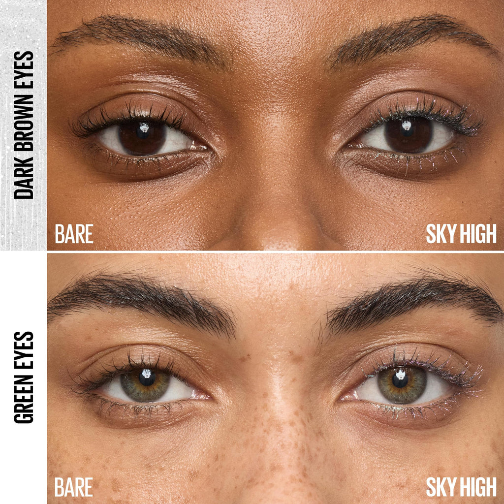 Maybelline Lash Sensational Sky High Washable Mascara Makeup, Volumizing, Lengthening, Defining, Curling, Multiplying, Buildable Formula, Blackest Black, 1 Count Jansha Store