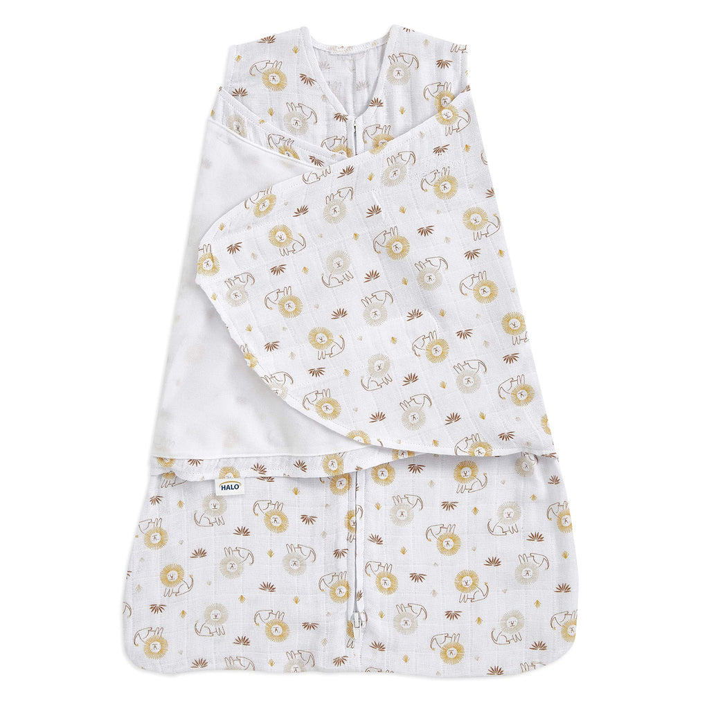HALO SleepSack Swaddle | Cotton | 1.5 TOG | 6-12 lbs |Floral Stripe Jansha Store