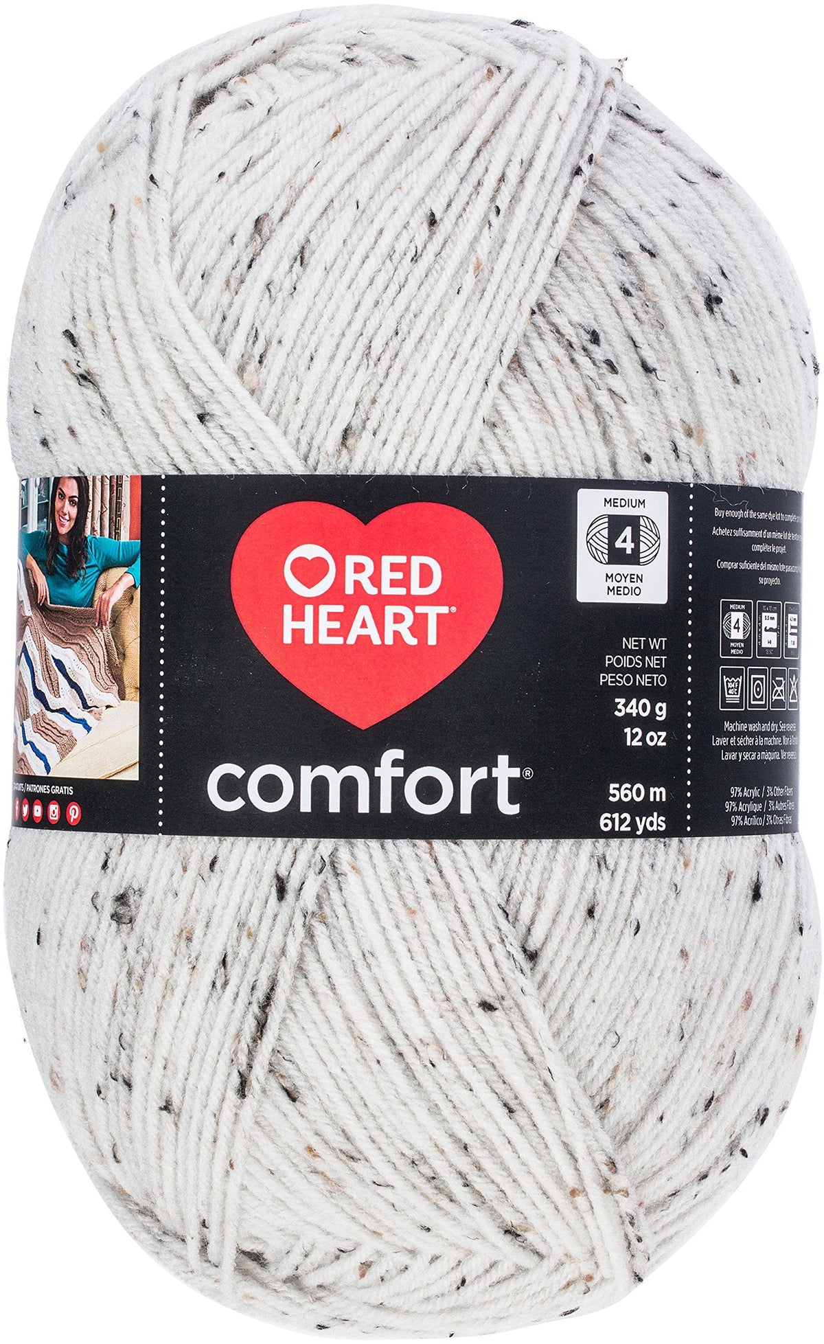 Red Heart E300 Super Saver Economy Yarn, Paddy Green Jansha Store