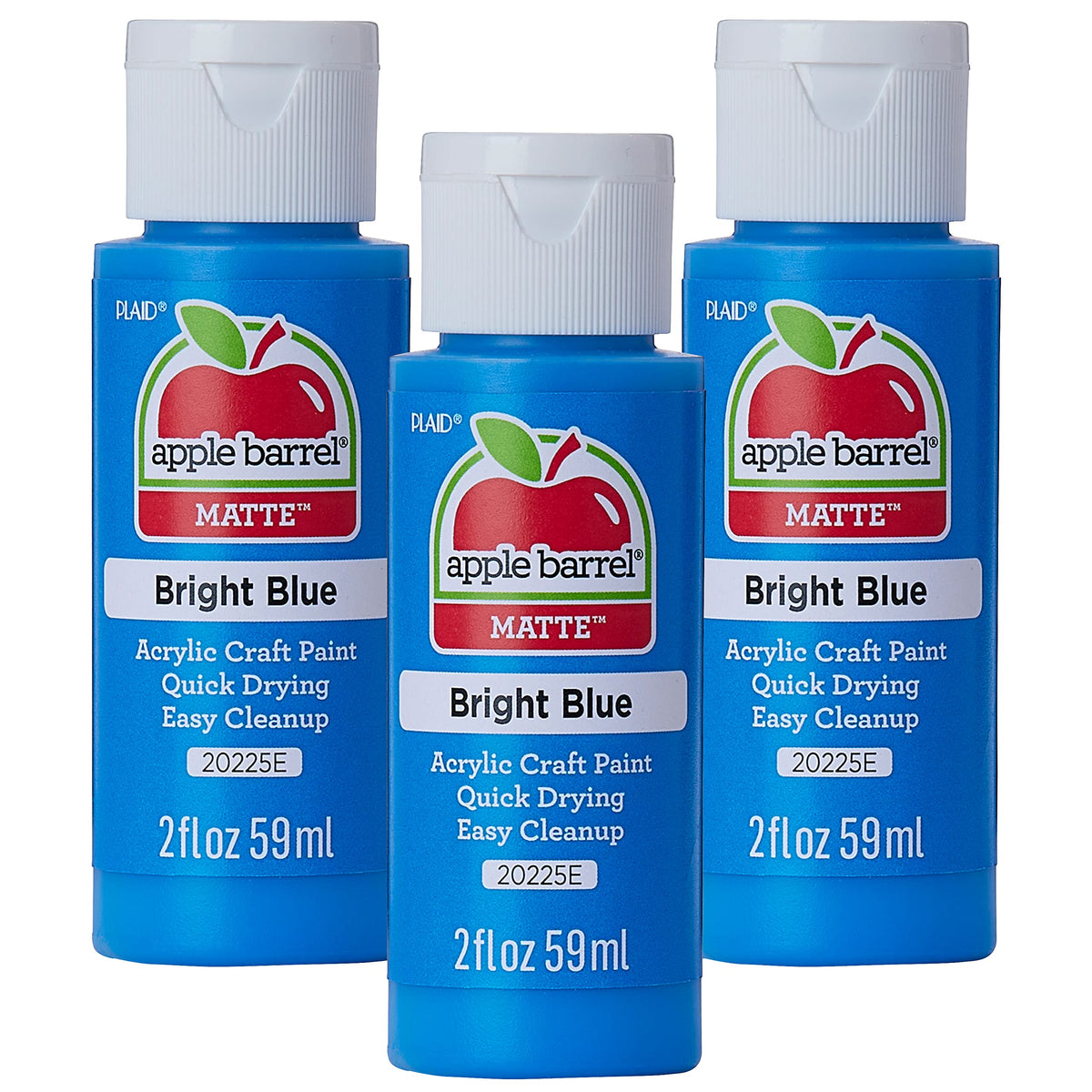 Apple Barrel Acrylic Paint in Assorted Colors (2 Ounce), 20503 White Jansha Store