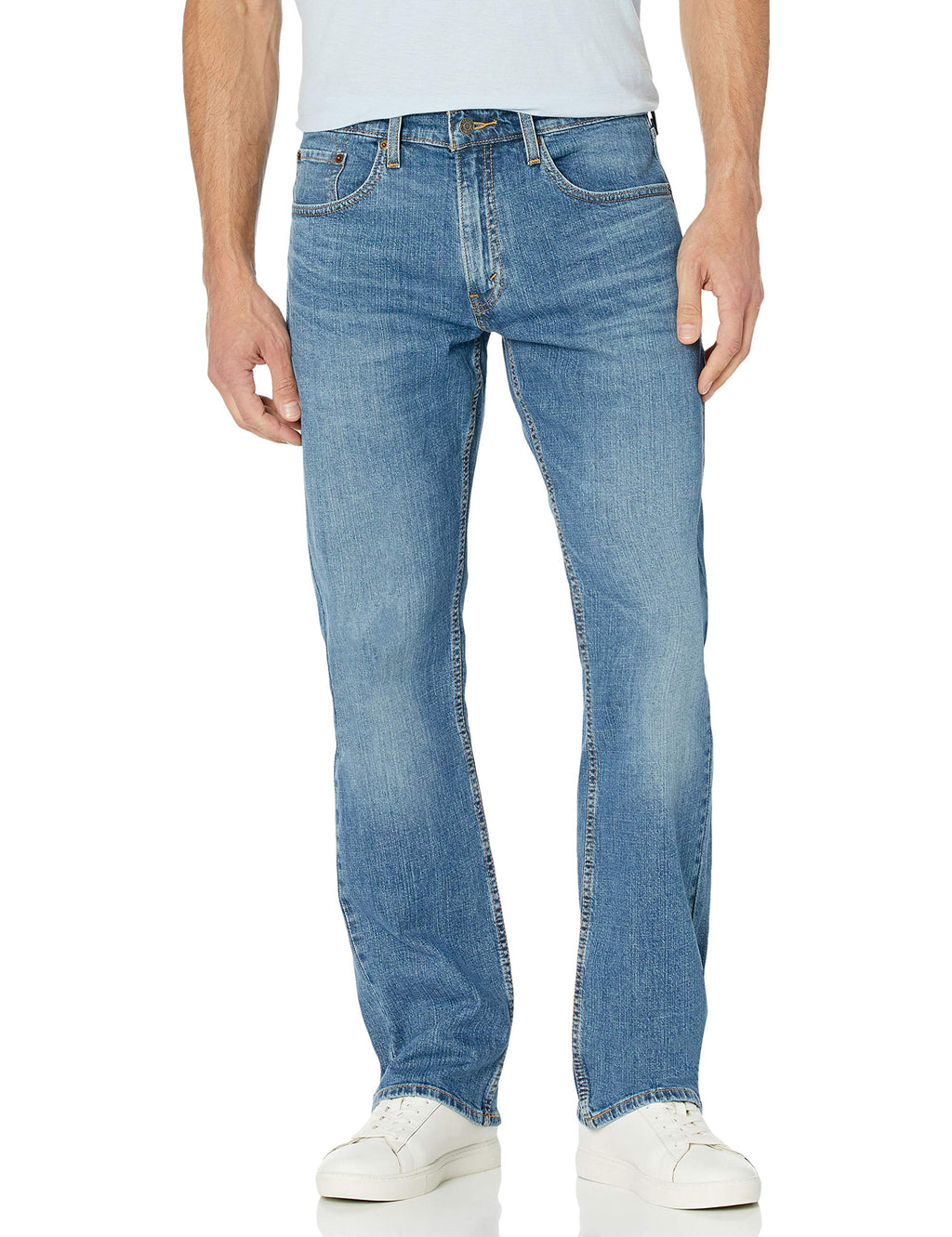 Levi Strauss Signature Gold Men's Relaxed Fit Flex Jeans Jansha Store