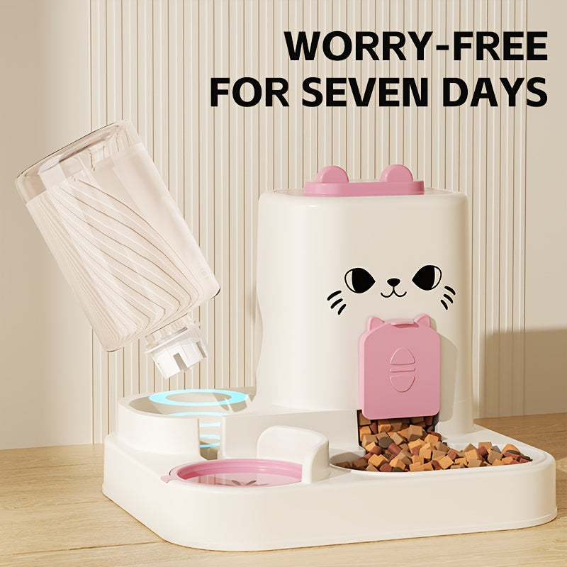 Automatic Cat Feeder And Water Dispenser Set LPT