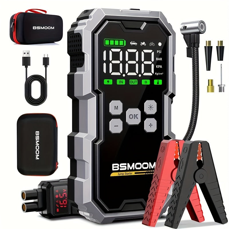 Cordless Car Jump Starter with Air Compressor CTN