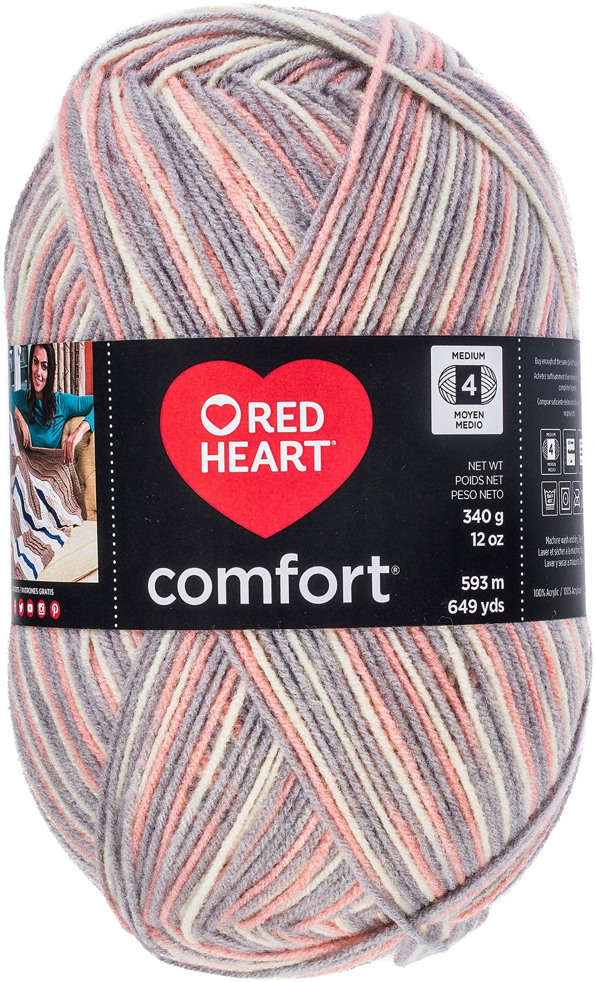 Red Heart E300 Super Saver Economy Yarn, Paddy Green Jansha Store