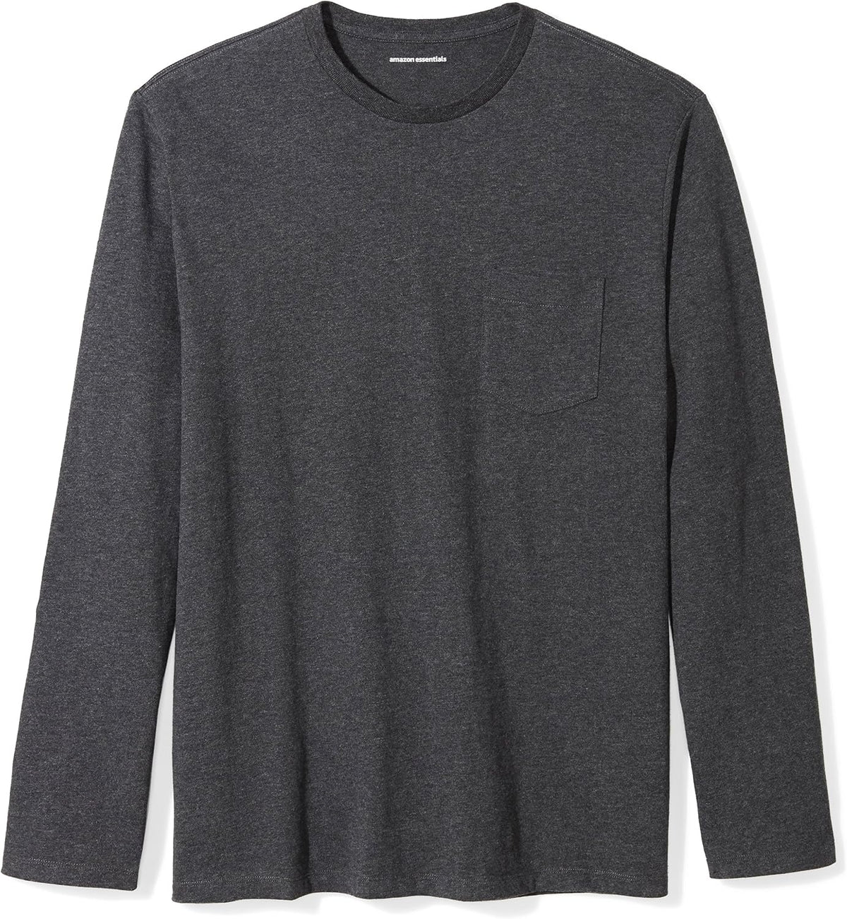 Amazon Essentials Men's Regular-Fit Crewneck Long-Sleeve T-Shirt, Casual Cotton Jersey Jansha Store