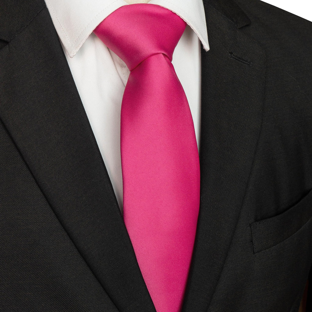 JEMYGINS Solid Color Tie Mens Necktie for Business and Wedding Jansha Store