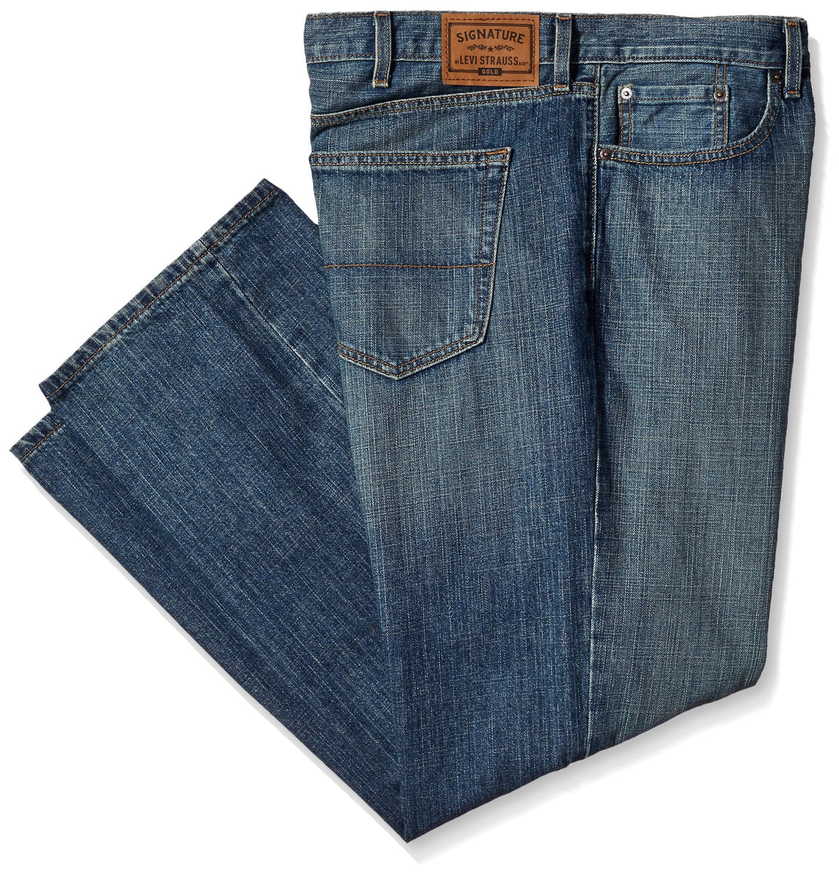 Levi Strauss Signature Gold Men's Relaxed Fit Flex Jeans Jansha Store
