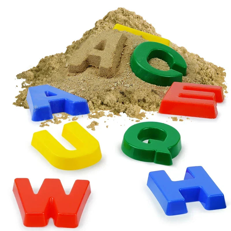 Alphabet Sand Molds Educational Beach Toys (26Pcs) LPO