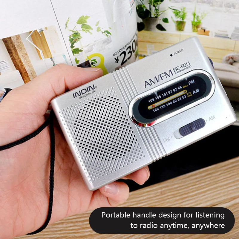 BC-R21 Mini AM/FM Portable Radio-1