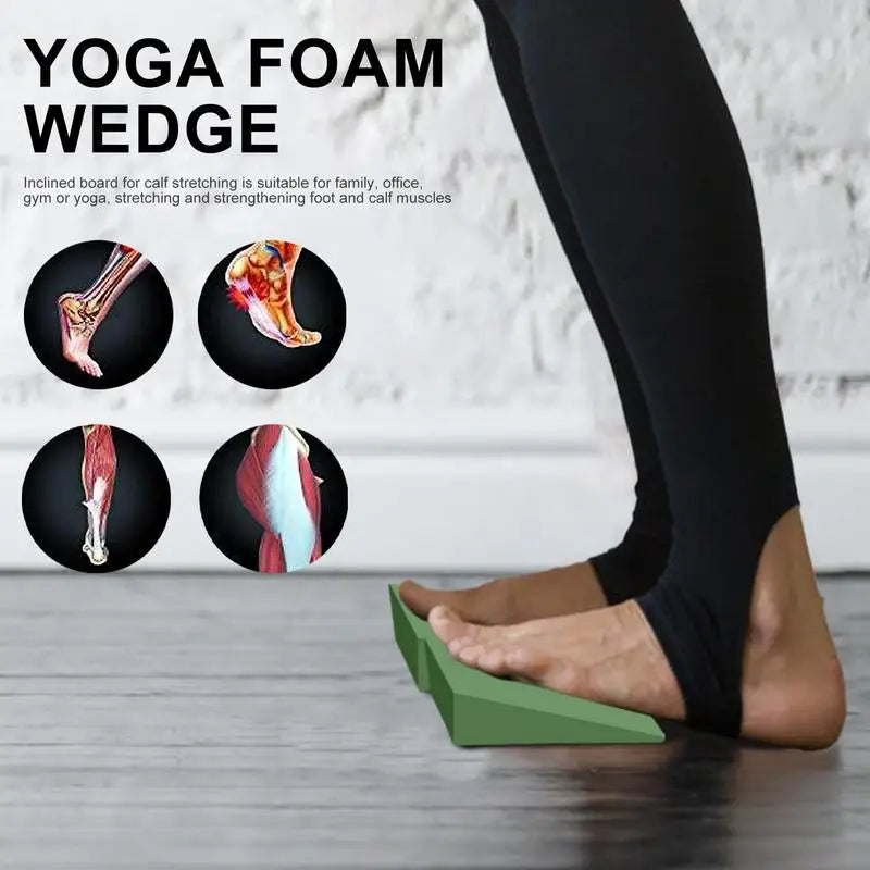 Eva Yoga Squat Wedge Block Calf Stretcher (Green) LPT