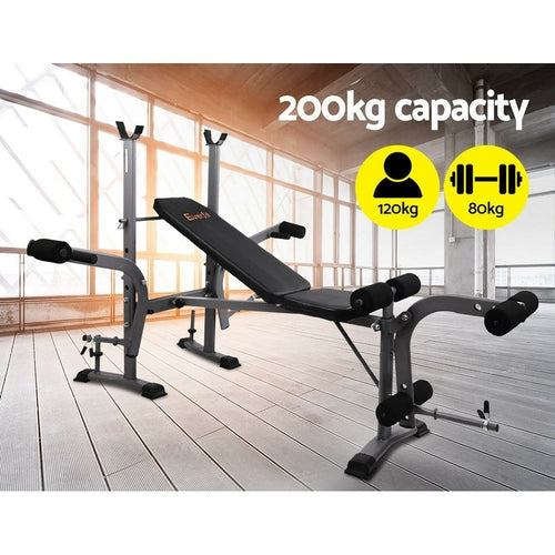 Everfit Weight Bench 8 in 1 Bench Press Adjustable Home Gym Station Jansha Store