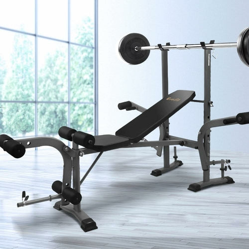 Everfit Weight Bench 8 in 1 Bench Press Adjustable Home Gym Station Jansha Store