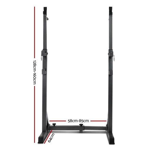 Everfit Weight Bench Adjustable Squat Rack Home Gym Equipment 300kg Jansha Store