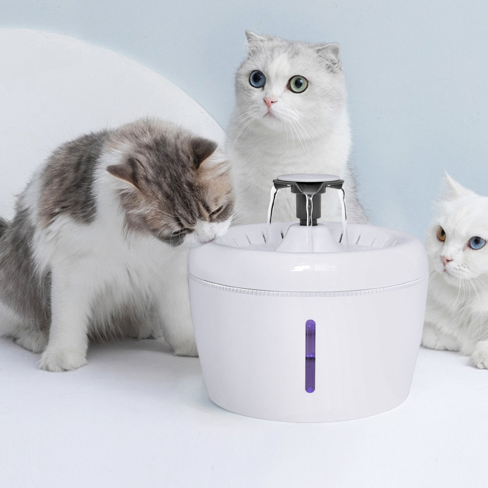 Automatic Cat Fountain Water Drinking-0