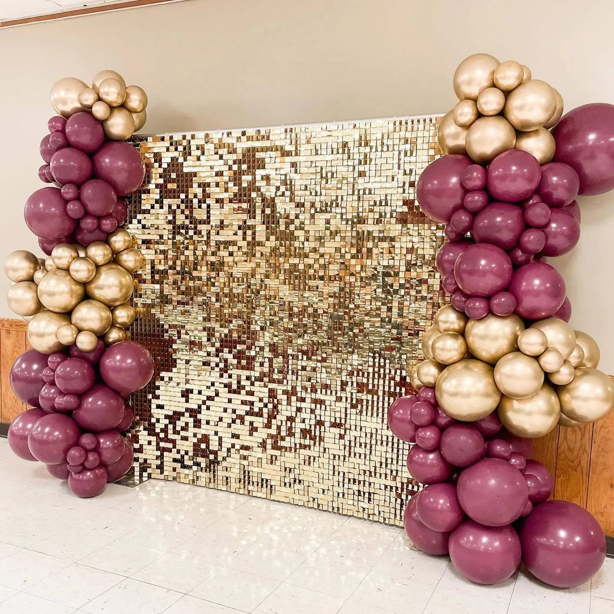 Light Gold Shimmer Wall Backdrop LPO