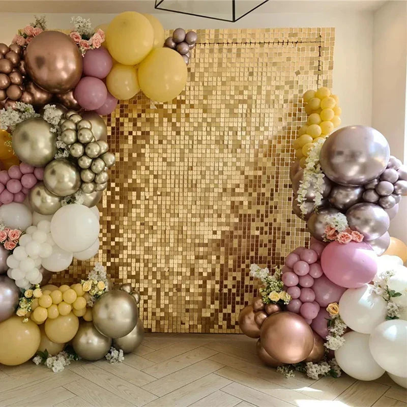 Light Gold Shimmer Wall Backdrop LPO