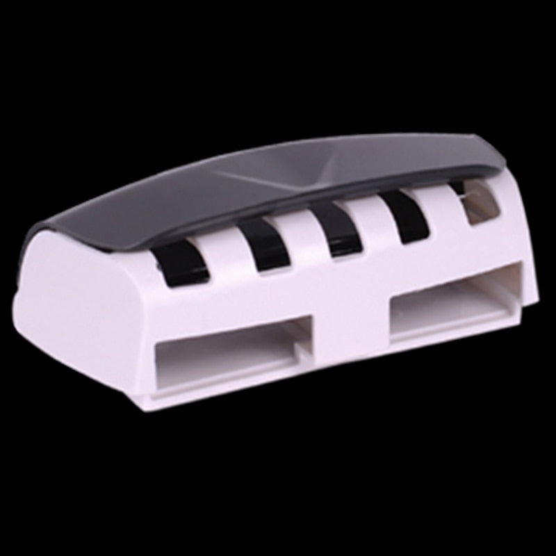 Automatic Toothpaste Dispenser Wall Mount Dust-proof Toothbrush Holder Wall Mount Storage Rack Bathroom Accessories Set Squeezer CAN