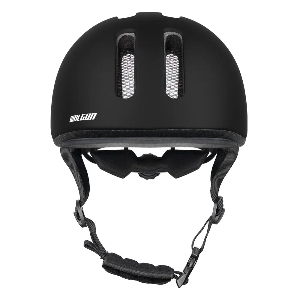 Urban Cycling Helmet Vintage-Style Safety Helmet Black LPO