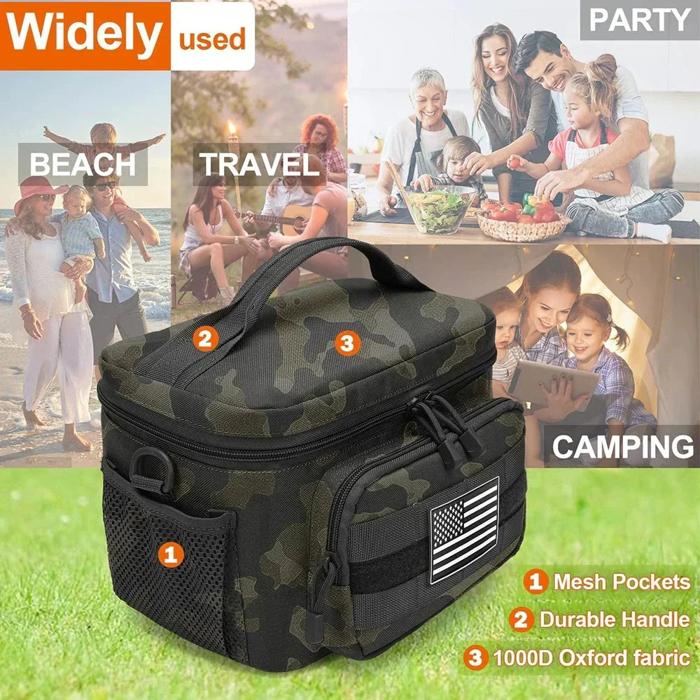 Outdoor Crossbody Travel Bag Duffel Black LPO