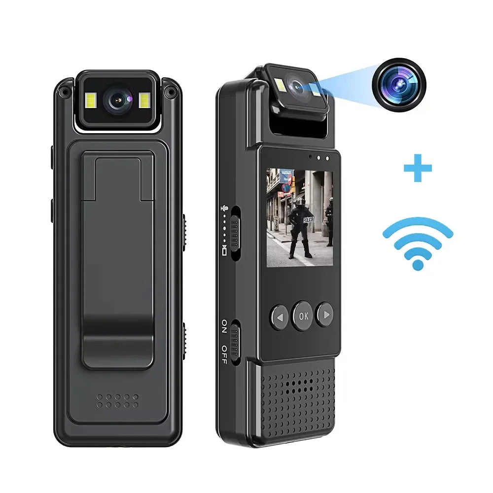 Mini 1080P Body Camera Digital with 64GB Black-1