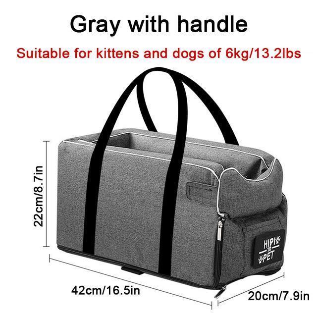 Portable Cat Dog Bed Travel Central Control Car Safety Pet Seat Transport Dog Carrier Protector For Small Dog Chihuahua Teddy CAN