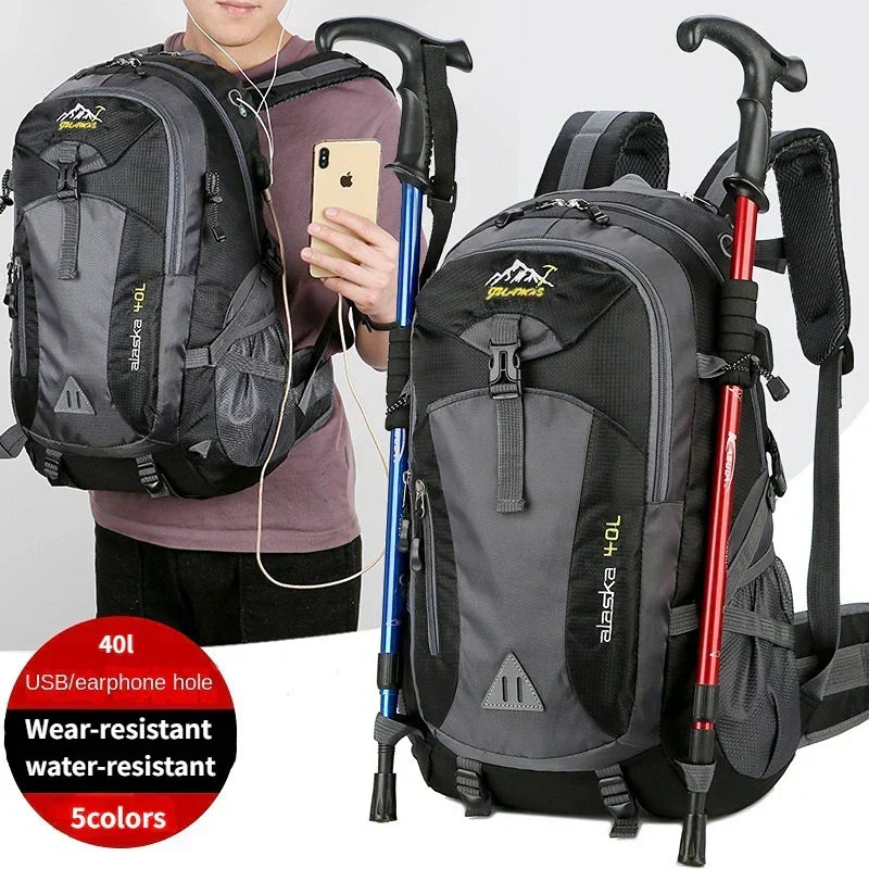 Men's Waterproof Nylon Casual Outdoor Travel Backpack CAN