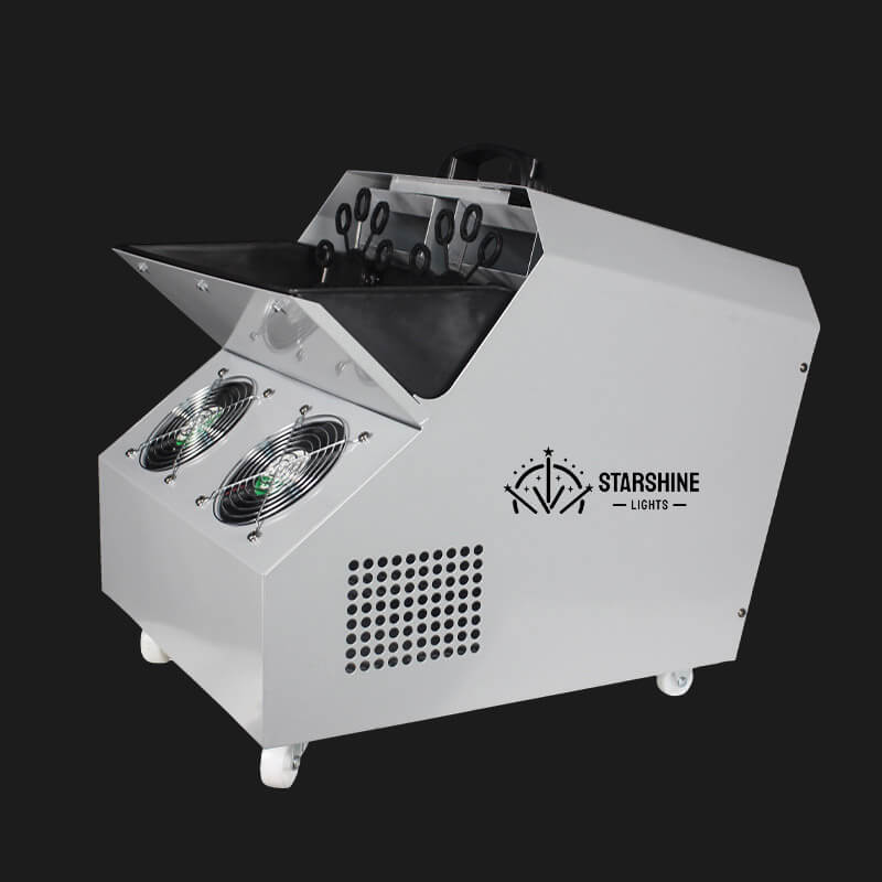 E8 Remote Control Professional Bubble Machine 200W for Weddings Starshine Lights